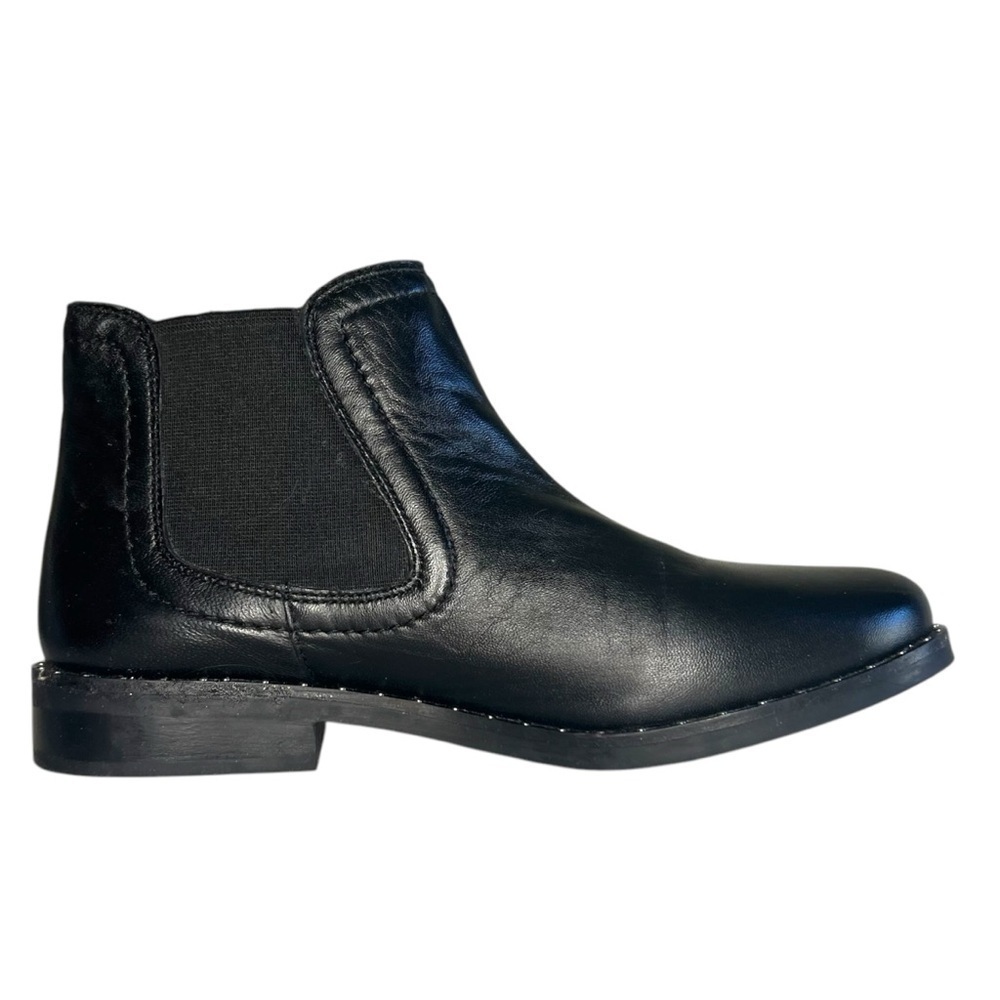 Steve Madden Brenna Leather Chelsea Boots Black Size 7.5
